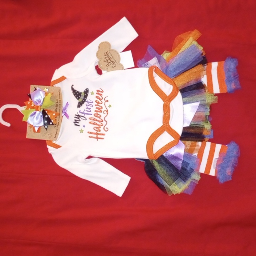 4 Piece Dress Me Up Set (My First Halloween Outfit)